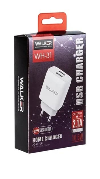 Main image of WALKER WH-31 2USB, 2.1A 10,5Вт