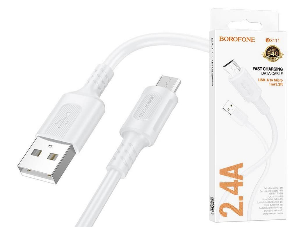 Main image of Borofone BX111 для Micro 2.4A (1м)