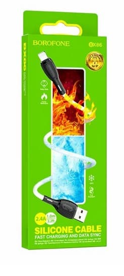 Main image of Borofone BX86 для Lightning 2.4A (1м)