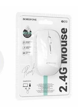 Main image of Borofone BG14 mouse 2.4G (белый)