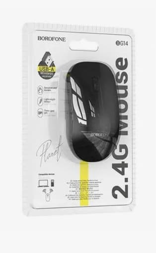 Main image of Borofone BG14 mouse 2.4G (черный)