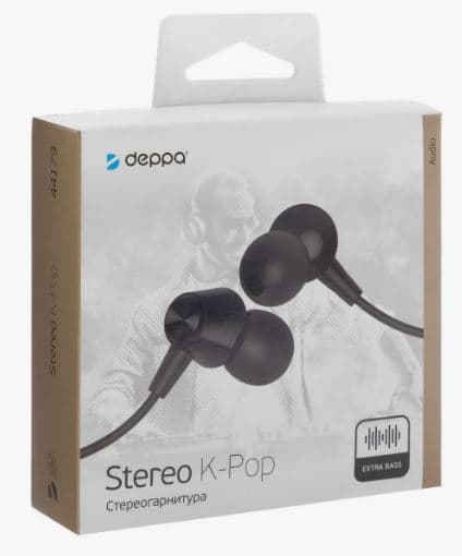 Main image of Deppa Stereo K-Pop (черный) 44179