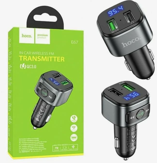 Main image of Hoco E67 2USB 18W Bluetooth 5.0