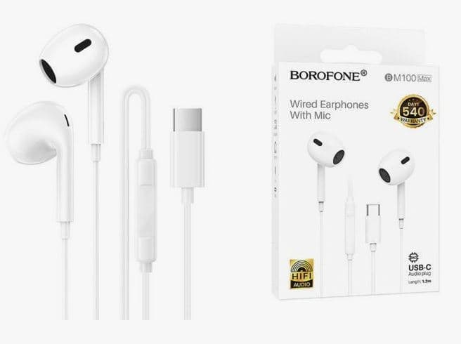 Main image of Borofone BM100 PRO Type-C (белый)