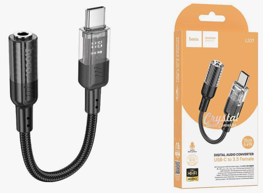 Hoco LS37 Type-C (папа) > AUX