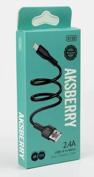 Main image of Aksberry X155 для MicroUSB 2.4A (1м)