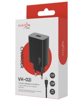 Main image of Vixion VH-02i 1USB для Lightning (2.4A)