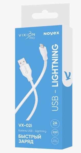 Vixion VX-02i  для Lightning 2.4А (1м)