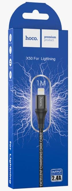 Main image of Hoco X50  для Lightning 2.4A (1м)