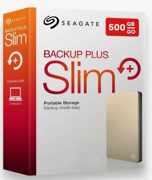 Main image of Seagate Backup plus Slim 500GB