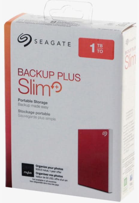 Main image of Seagate Backup plus Slim 1000GB