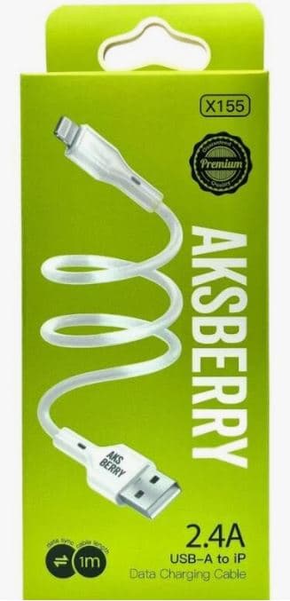 Aksberry X155 для Lightning 2.4A (1м)