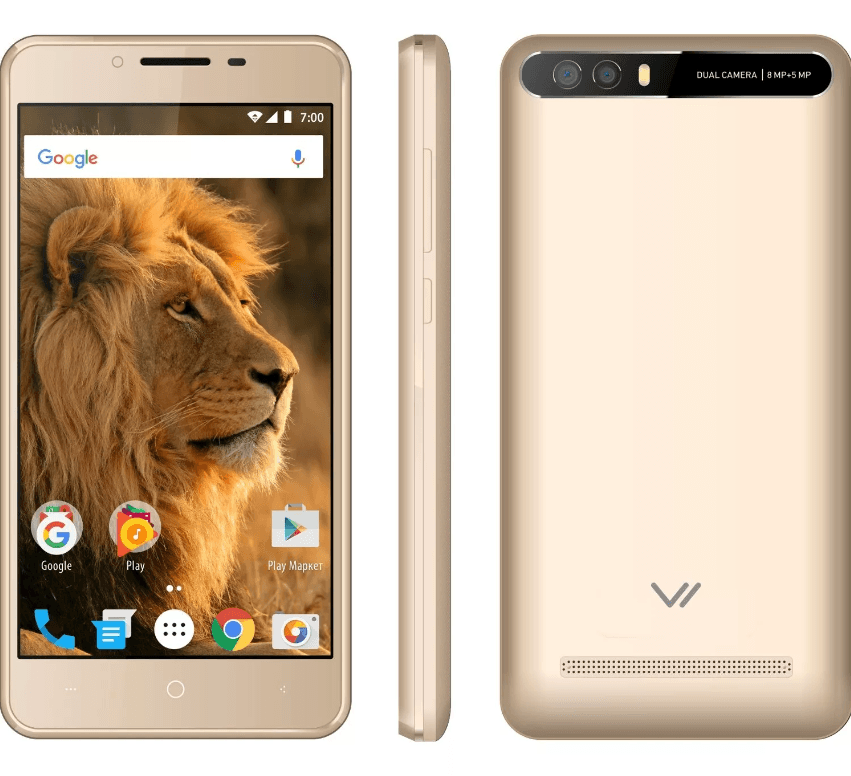 Main image of Vertex Impress Lion (3G, dual cam) (золото)