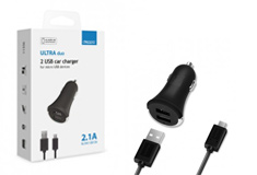Deppa ULTRA 2 USB 2,1 А + дата кабель с разъемом 8-pin для Apple