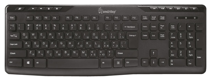 SmartBuy Клавиатура проводная мультимедийная (SBK-209U-K)